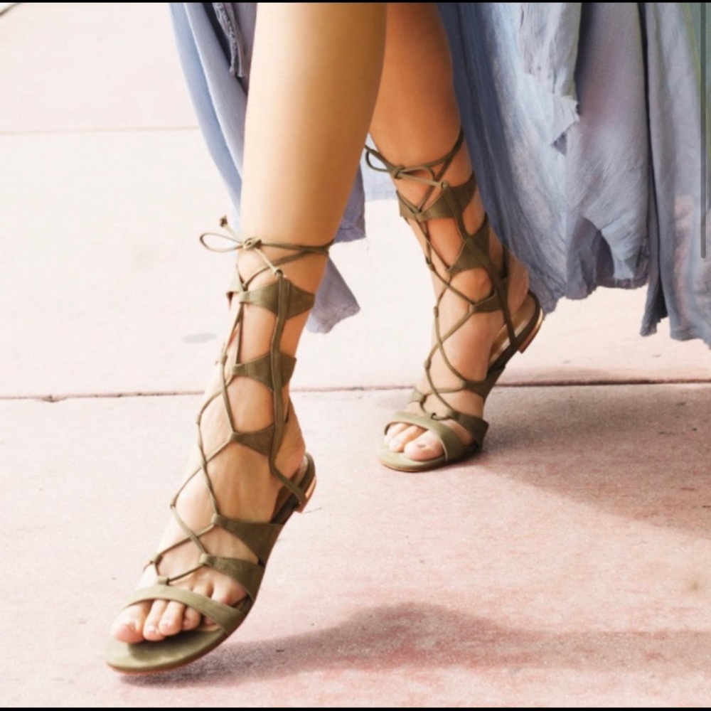 Lina Lace-up Gladiator Sandal